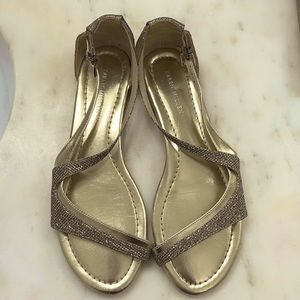 Karen Millen gold sandals